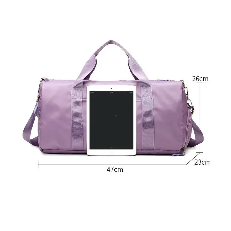 Sac de sport imperméable 20-35L – compartiment chaussures et porte-tapis yoga